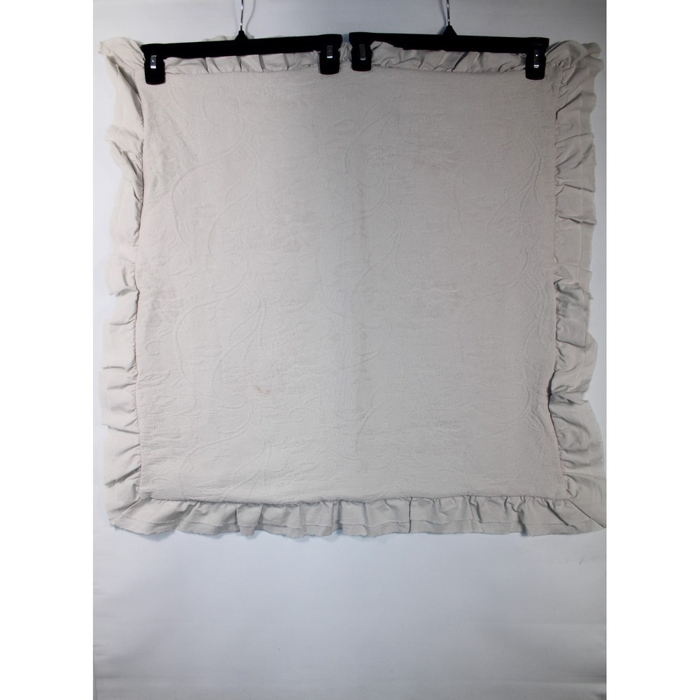 Docofil Light Gray Textured 31x31 Textured Square Euro Sham